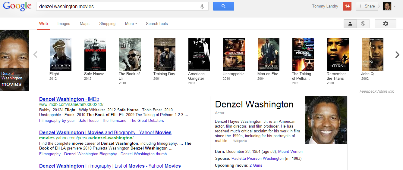 Semantic searches answer questions